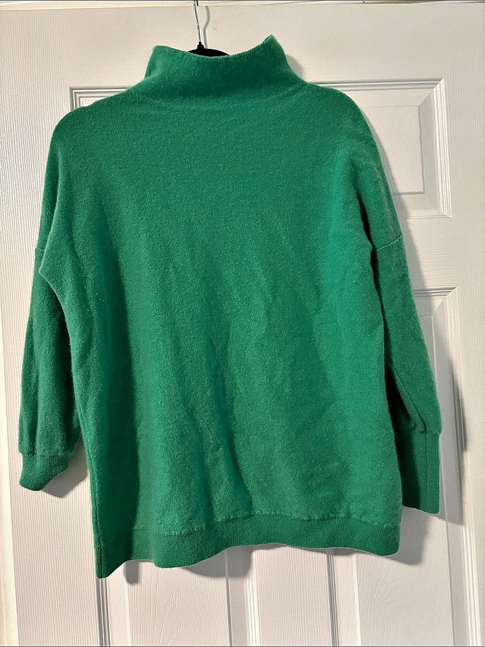 Free People Cashmere Turtleneck Sweater in Green Size Small